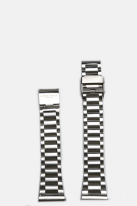 Classic Rectangular Watch: Metal Links