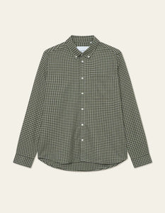 Konrad Check Flannel Shirt - Light Sand