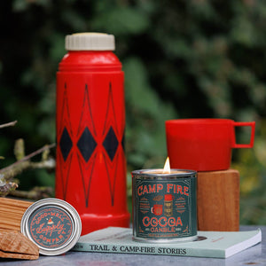 Campfire Cocoa Candle : 1/2 Pint / Wood Wick