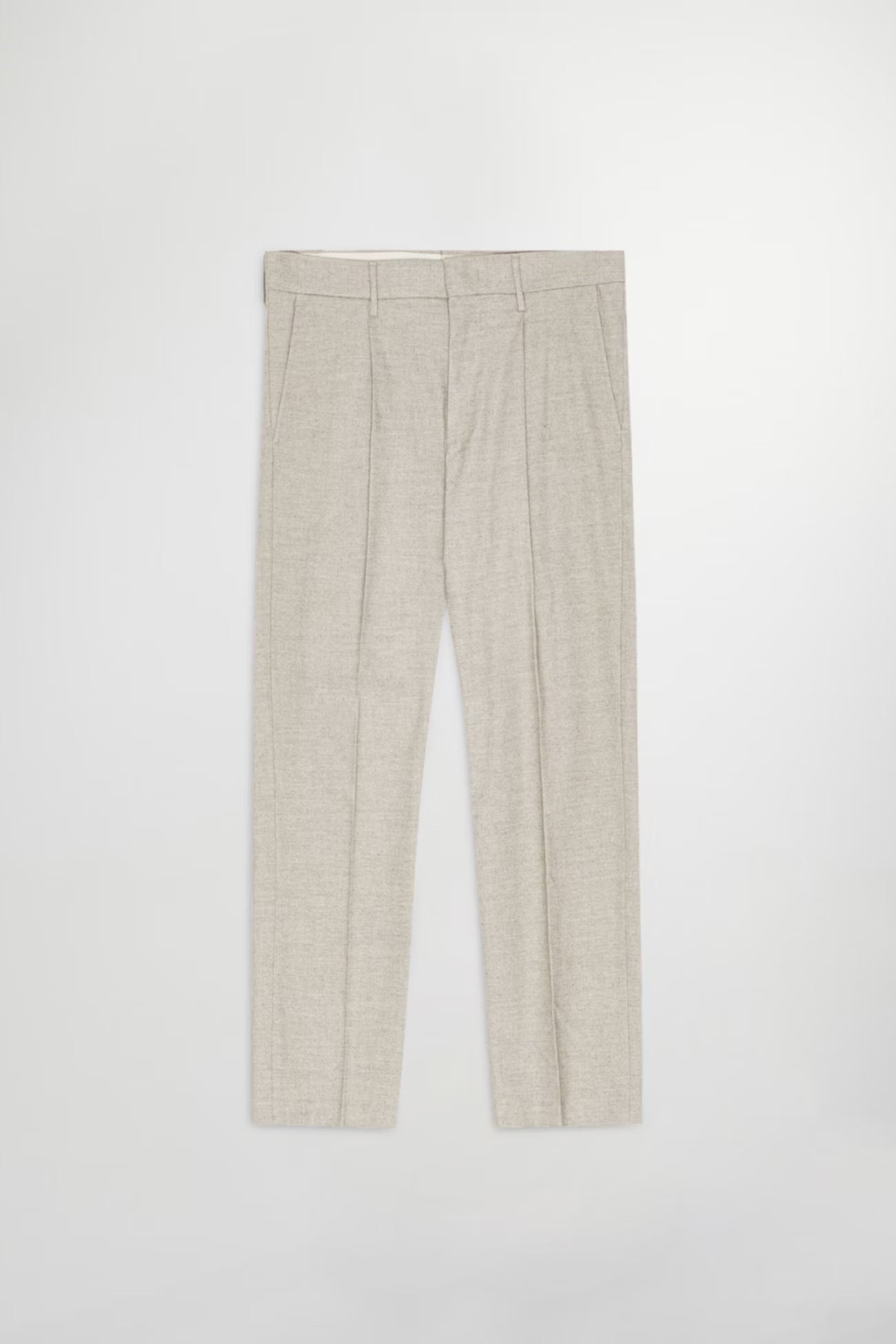 Bill Melange Tapered leg regular fit Pant - Cement