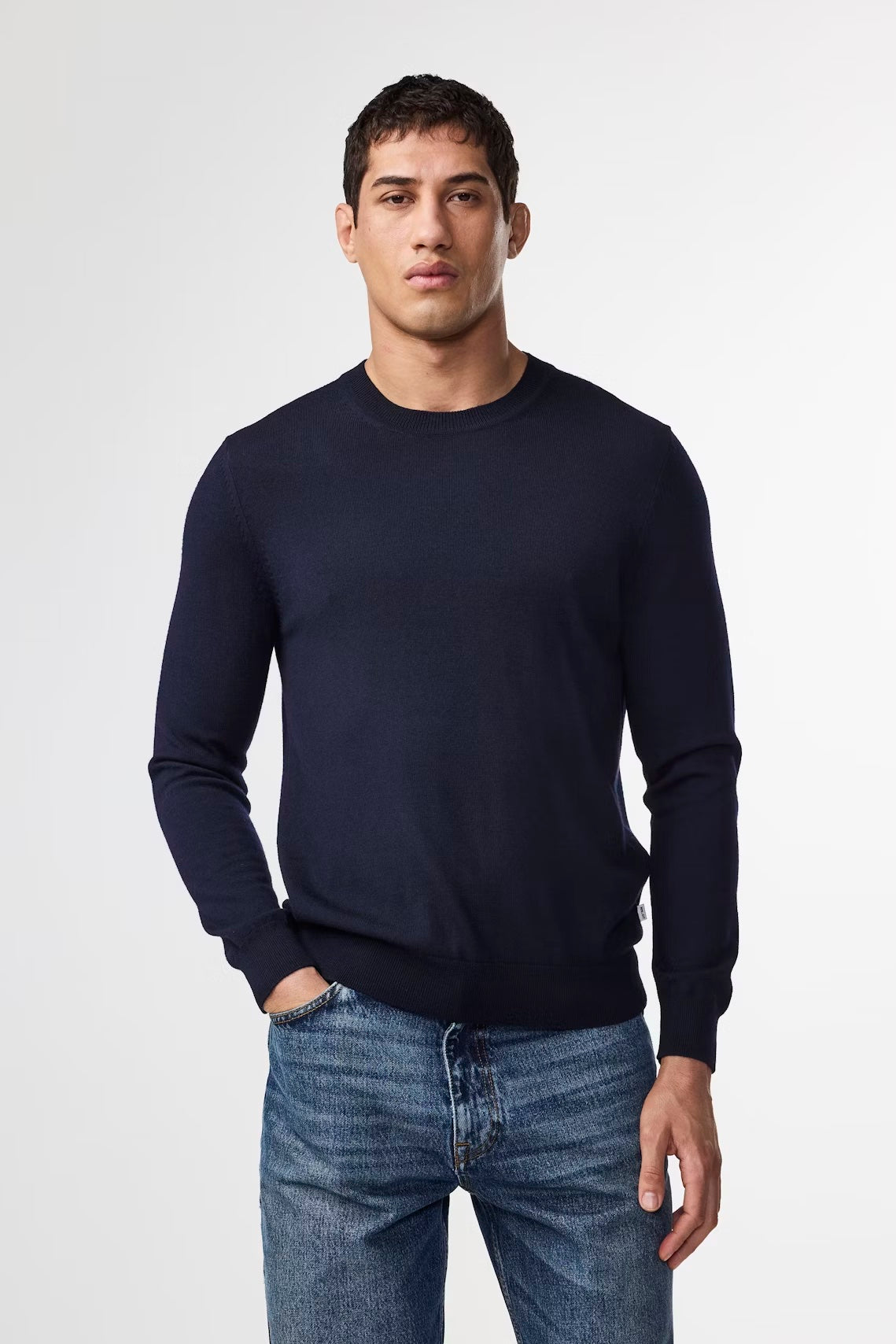Ted Lightweight Sweater - Navy