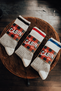 Cabin Sock: Red