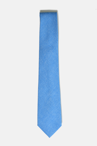 Baby Blue Linen Tie