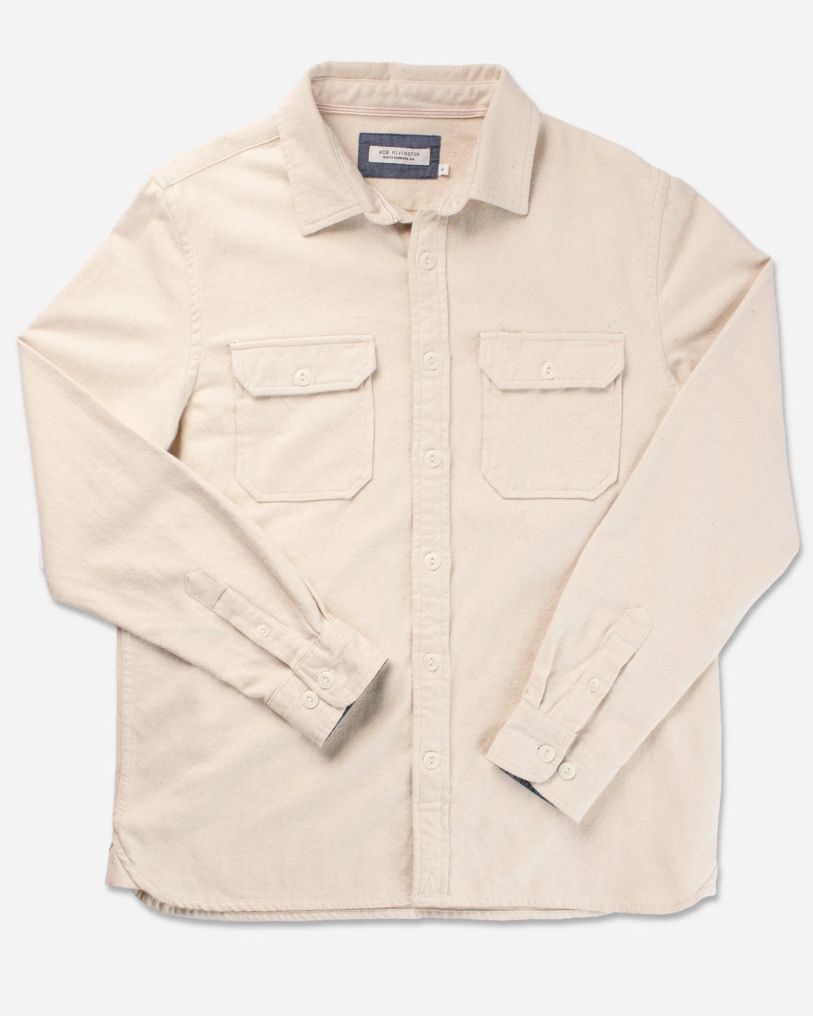 Flannel - Utility Shirt - Ecru