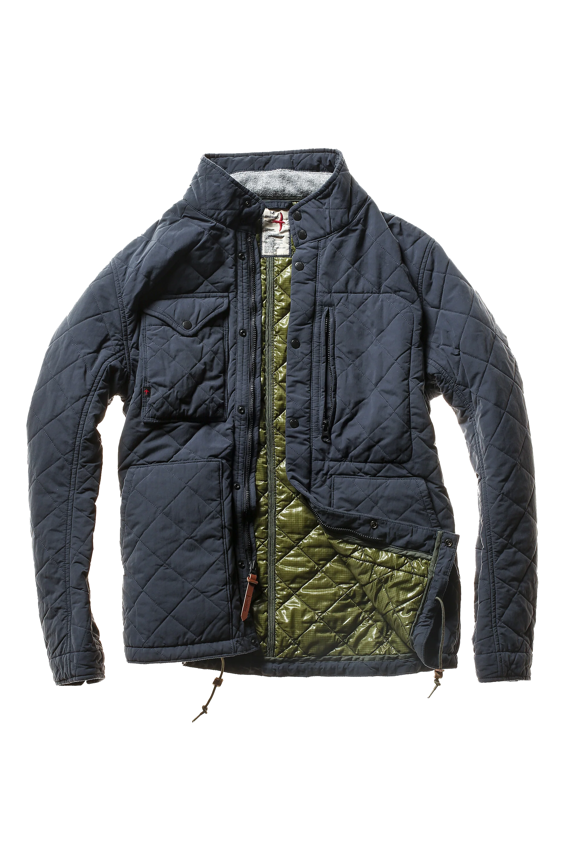 Quilted Tanker - Navy