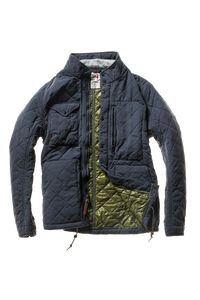 Quilted Tanker - Navy