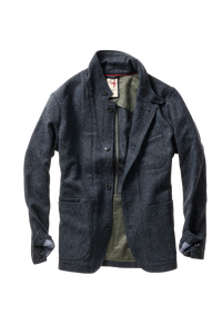 Heritage Trap Blazer - Brt Blue/Navy Twill