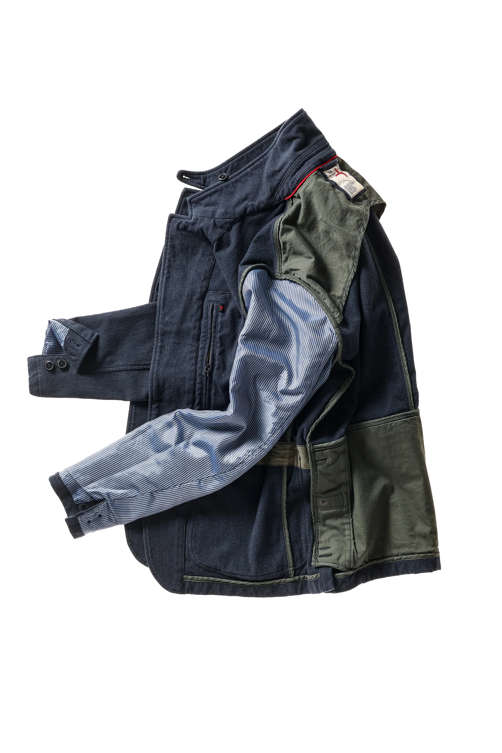 Moleskin Trap Blazer - Dk Navy