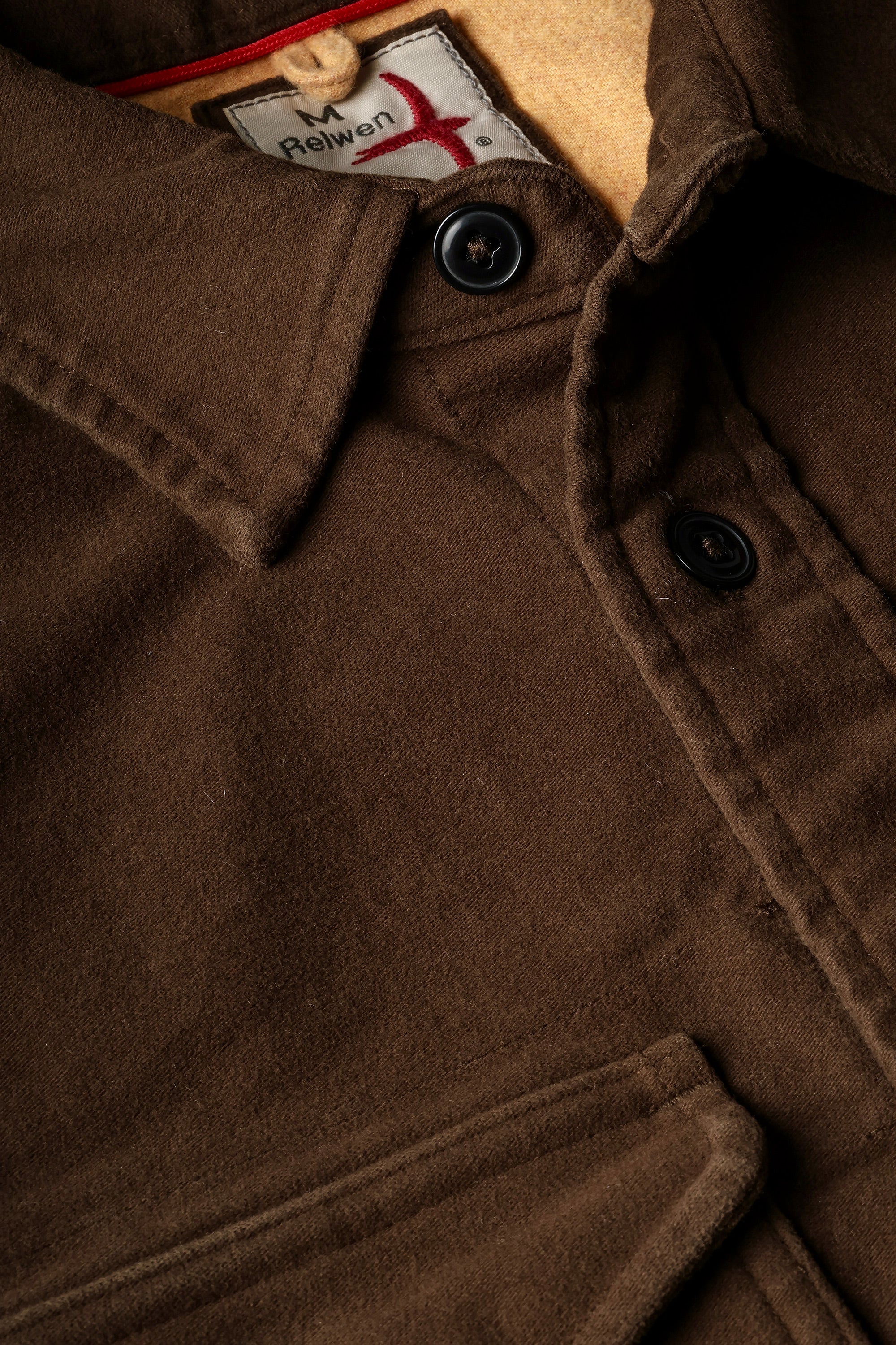 Utility Workshirt - Coffee Moleskin