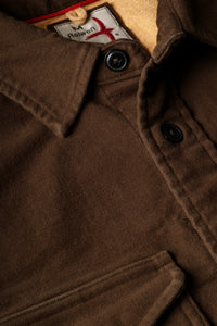 Utility Workshirt - Coffee Moleskin