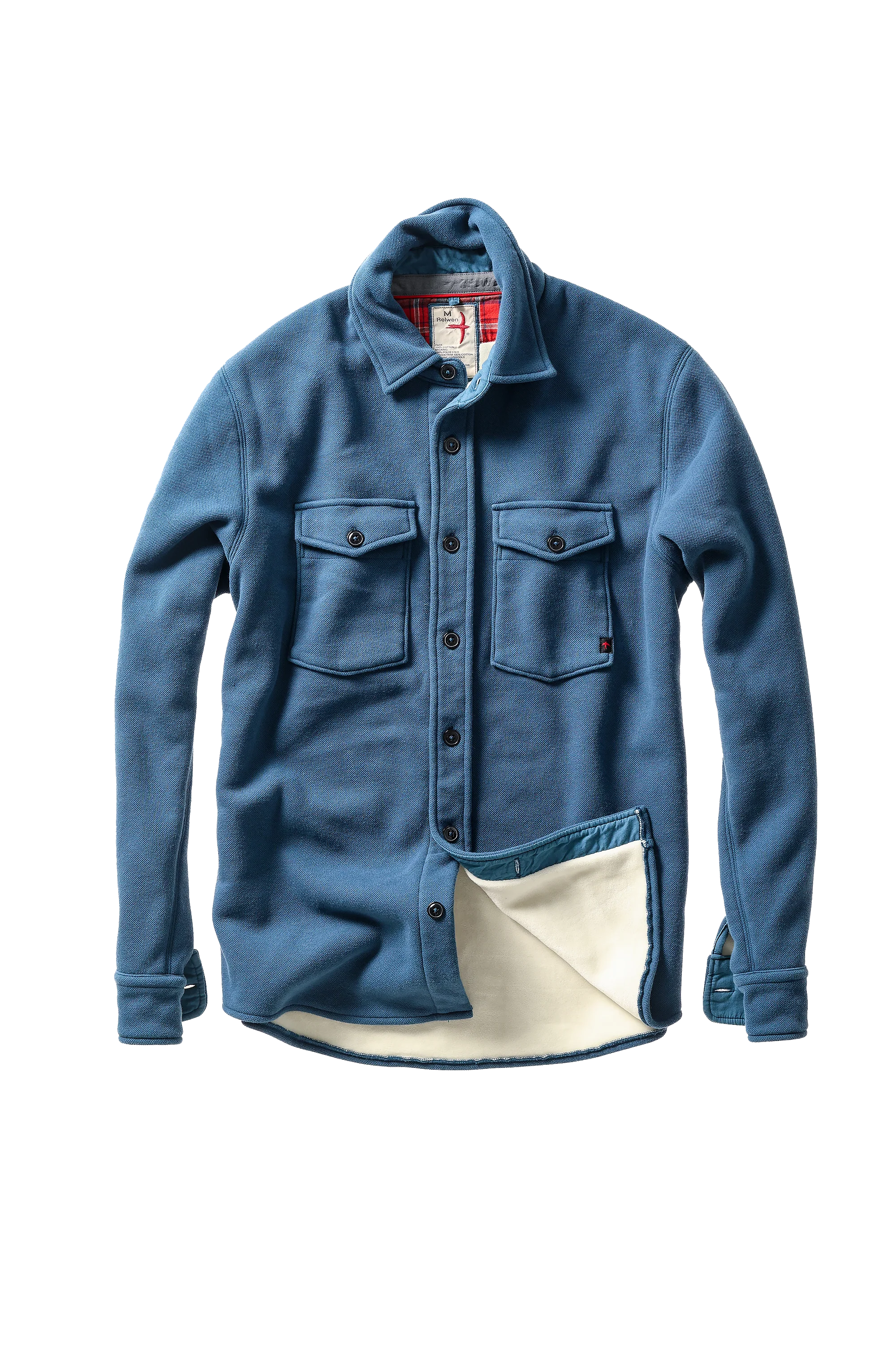 Pique Fleece Workshirt - Marine