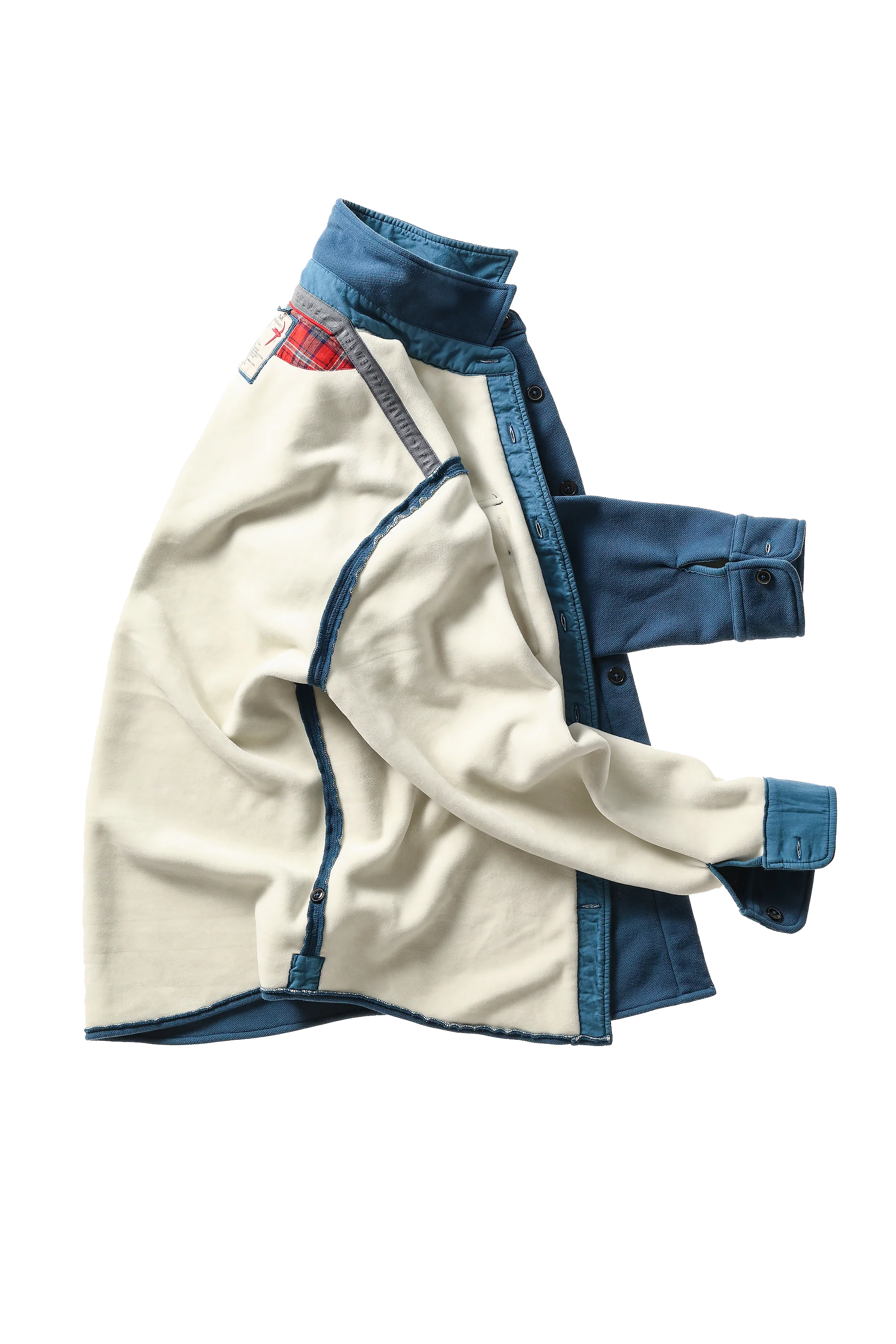 Pique Fleece Workshirt - Marine