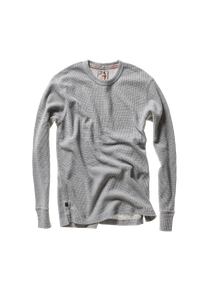 Bi-Waffle Crew - Pale Grey