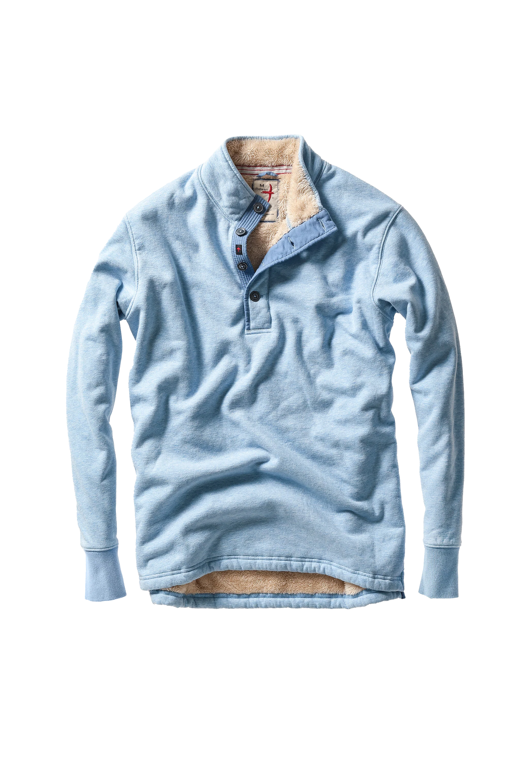 Superfleece Mock - Ice Blue Heather
