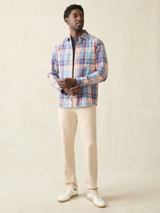 Surf Flannel -  Bristol Blue Plaid