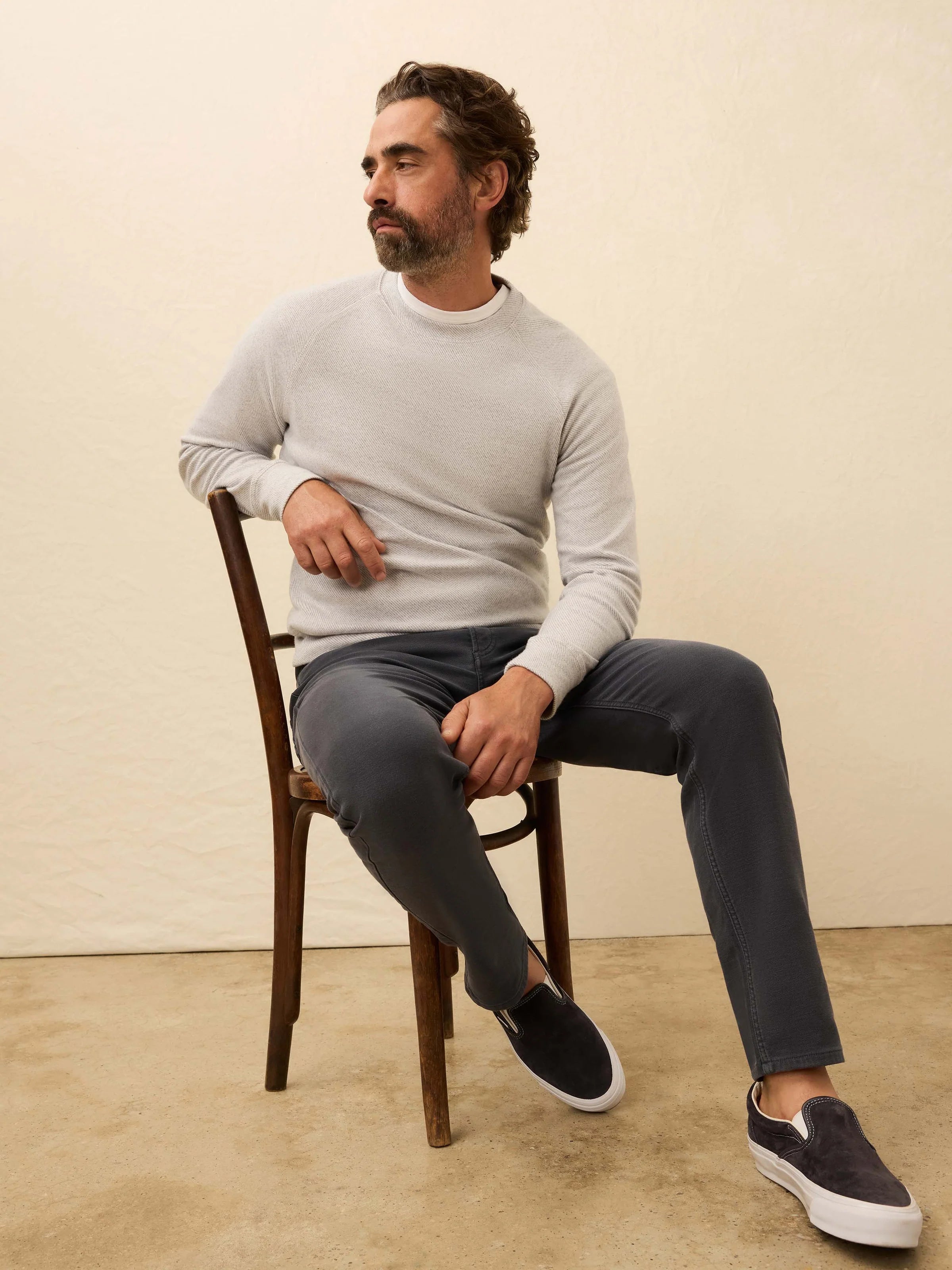 Legend Sweater Crew - Light Heather Grey