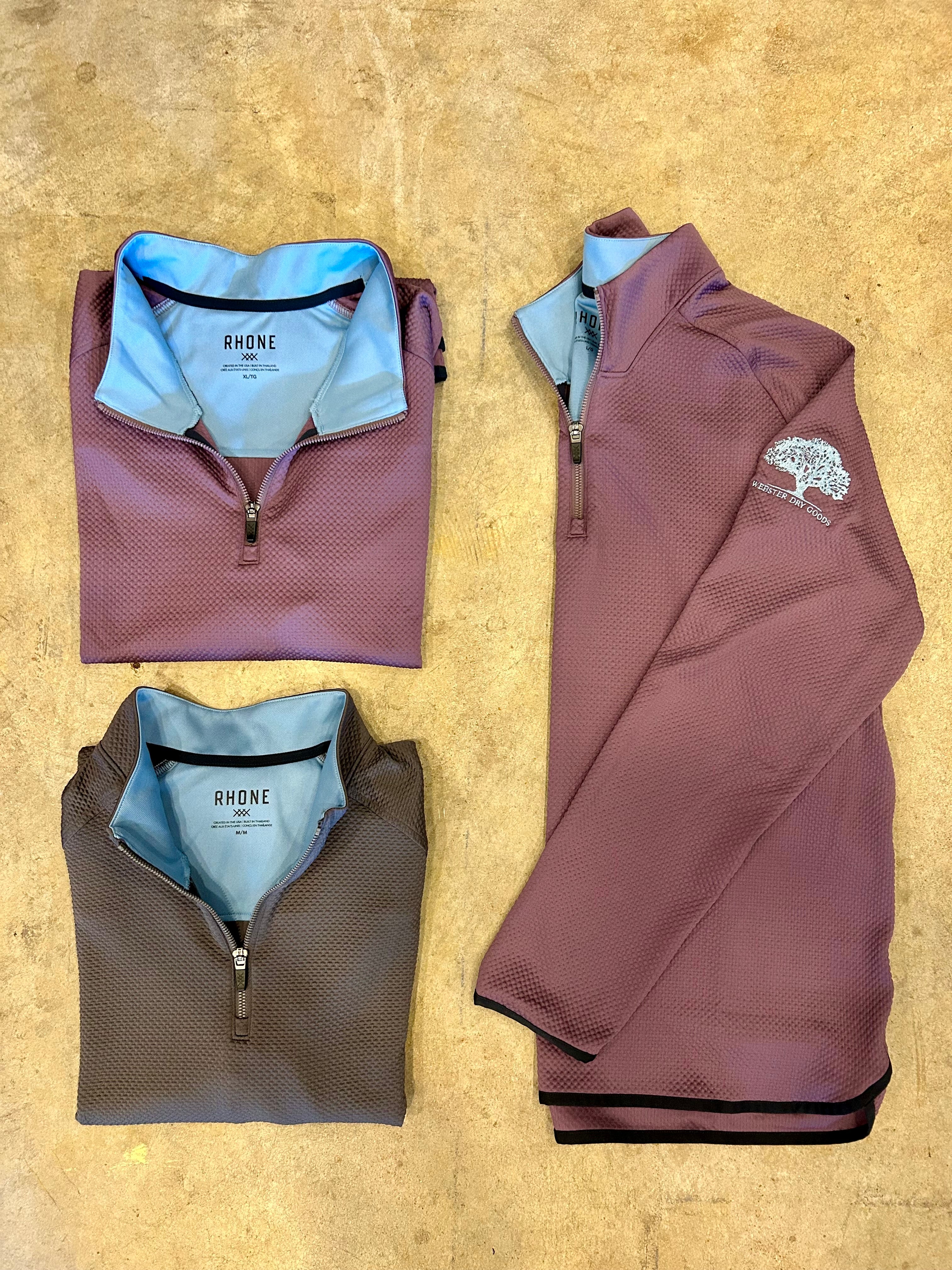 Founder's Golf 1/4 Zip - Webster Dry Goods Logo