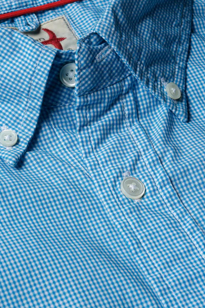 Micro-Gingham Check Shirt