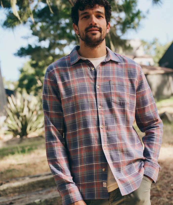Stretch Selvage Long Sleeve Shirt