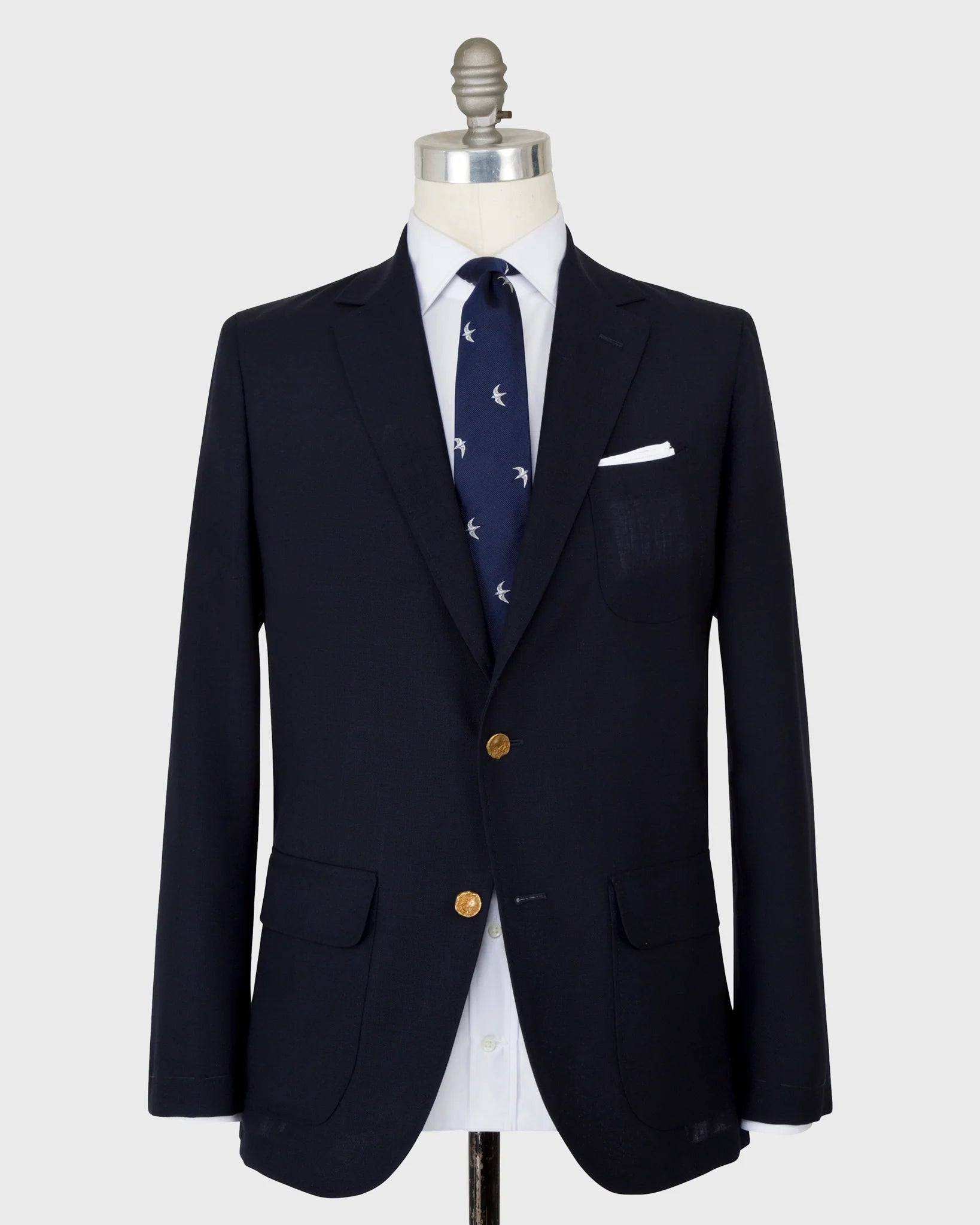 Ghost Blazer - Navy High-Twist