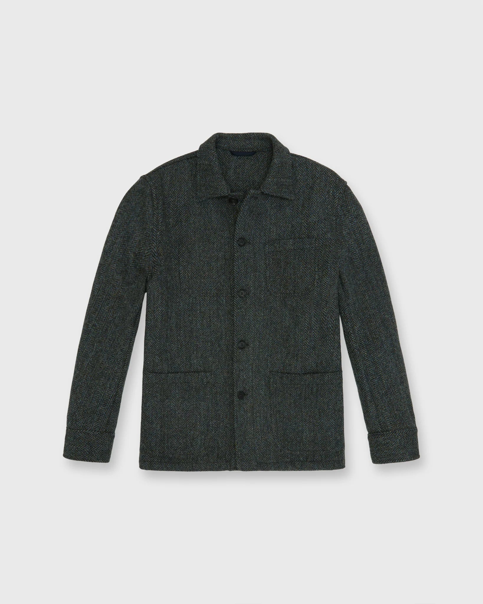 Chore Jacket - Loch Herringbone Harris Tweed