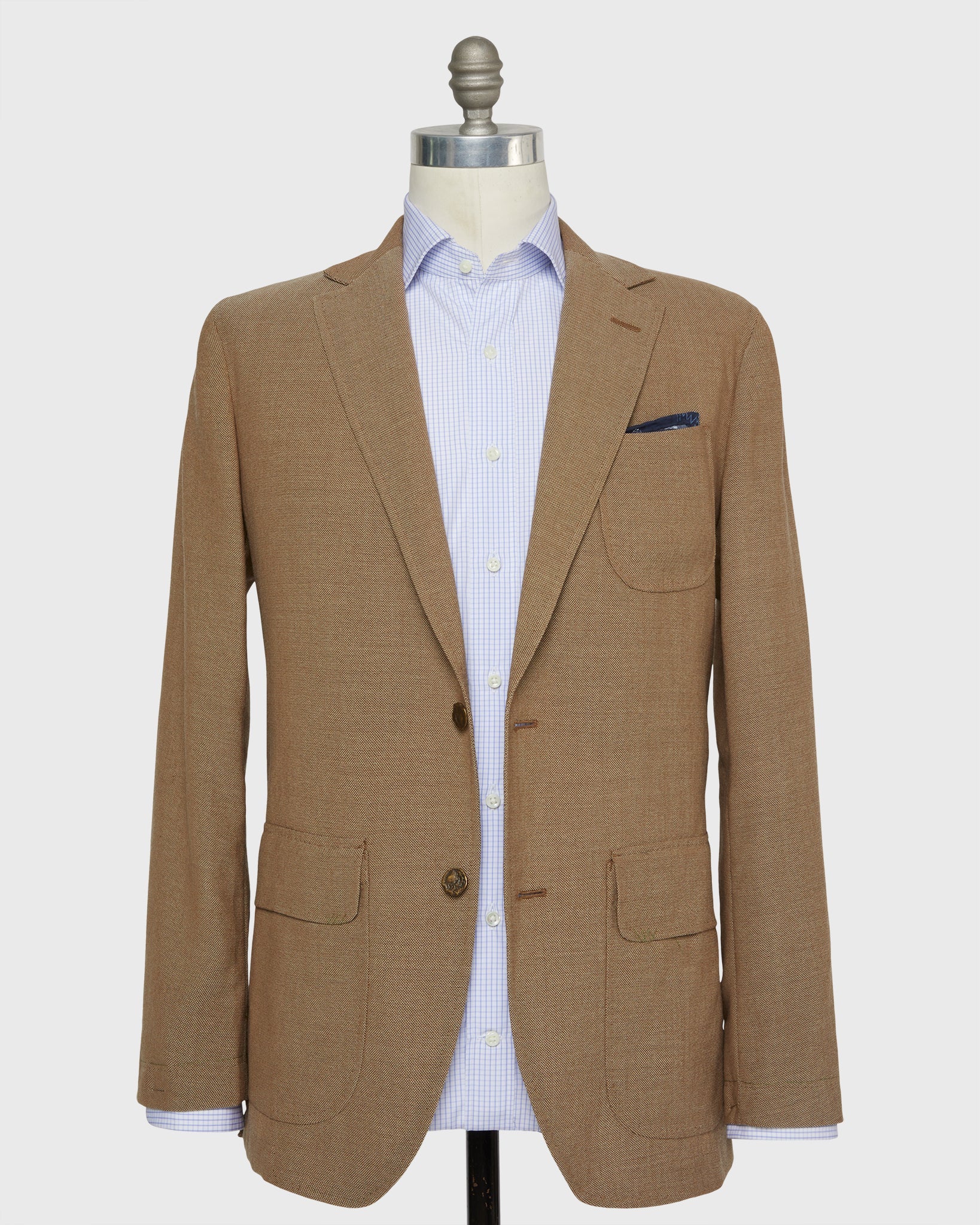 Ghost Blazer - Mocha Wool Quattro Hopsack