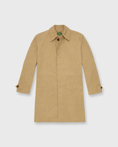 Traveler's Trench Khaki Dry Waxed Poplin