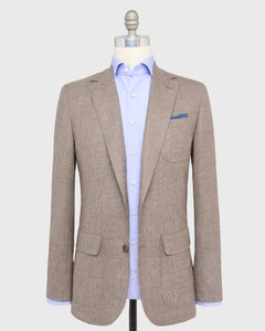 Ghost Blazer Chocolate/Oat Glen Plaid Brushed Hopsack Regular priceSale price