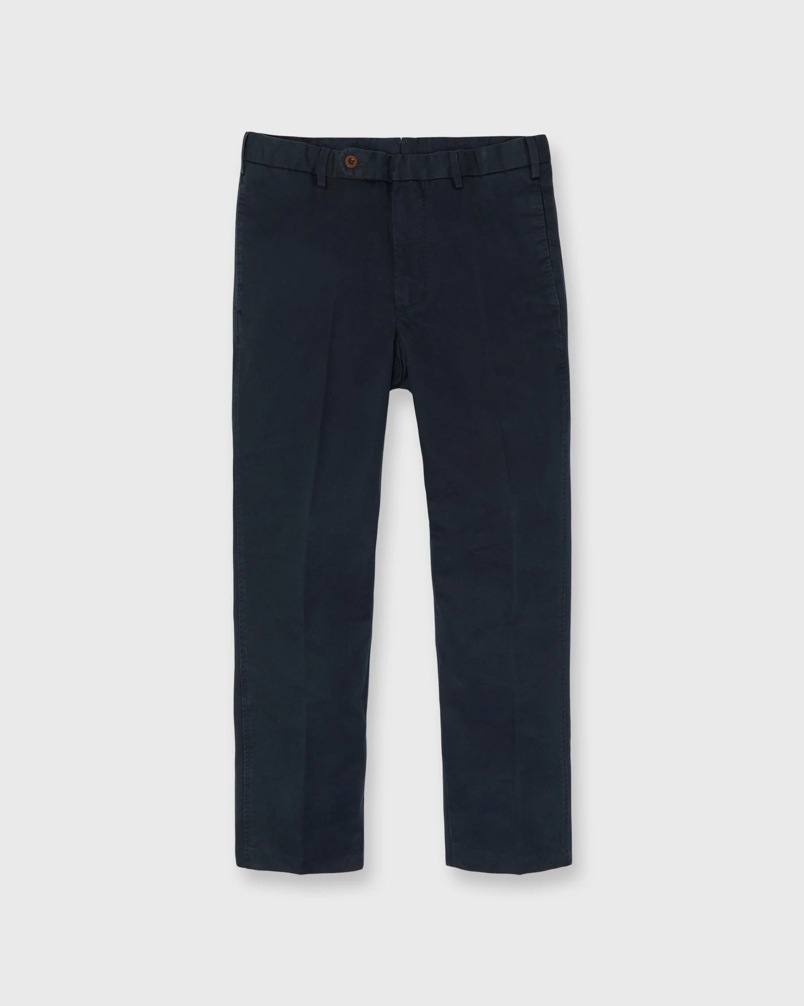 Garment-Dyed Sport Trouser - Navy High Ridge Twill