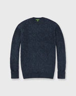 Washed Cable-Knit Crewneck Sweater Captain Wool