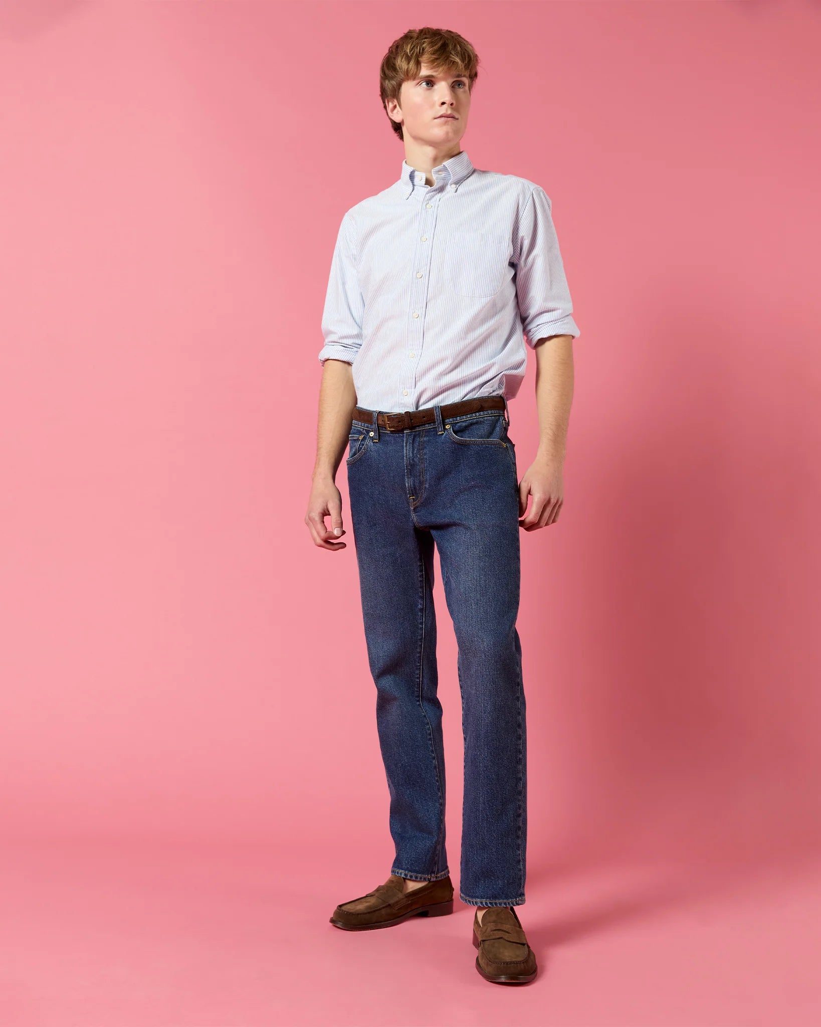Clift Straight Leg Jean - Medium Wash Stretch Denim