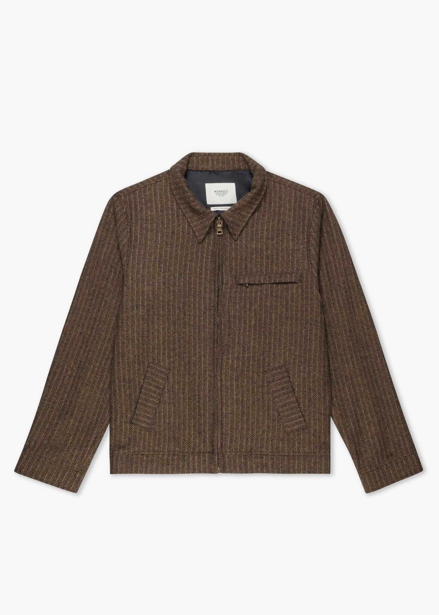 Station Jacket Cedar Herringbone Wool