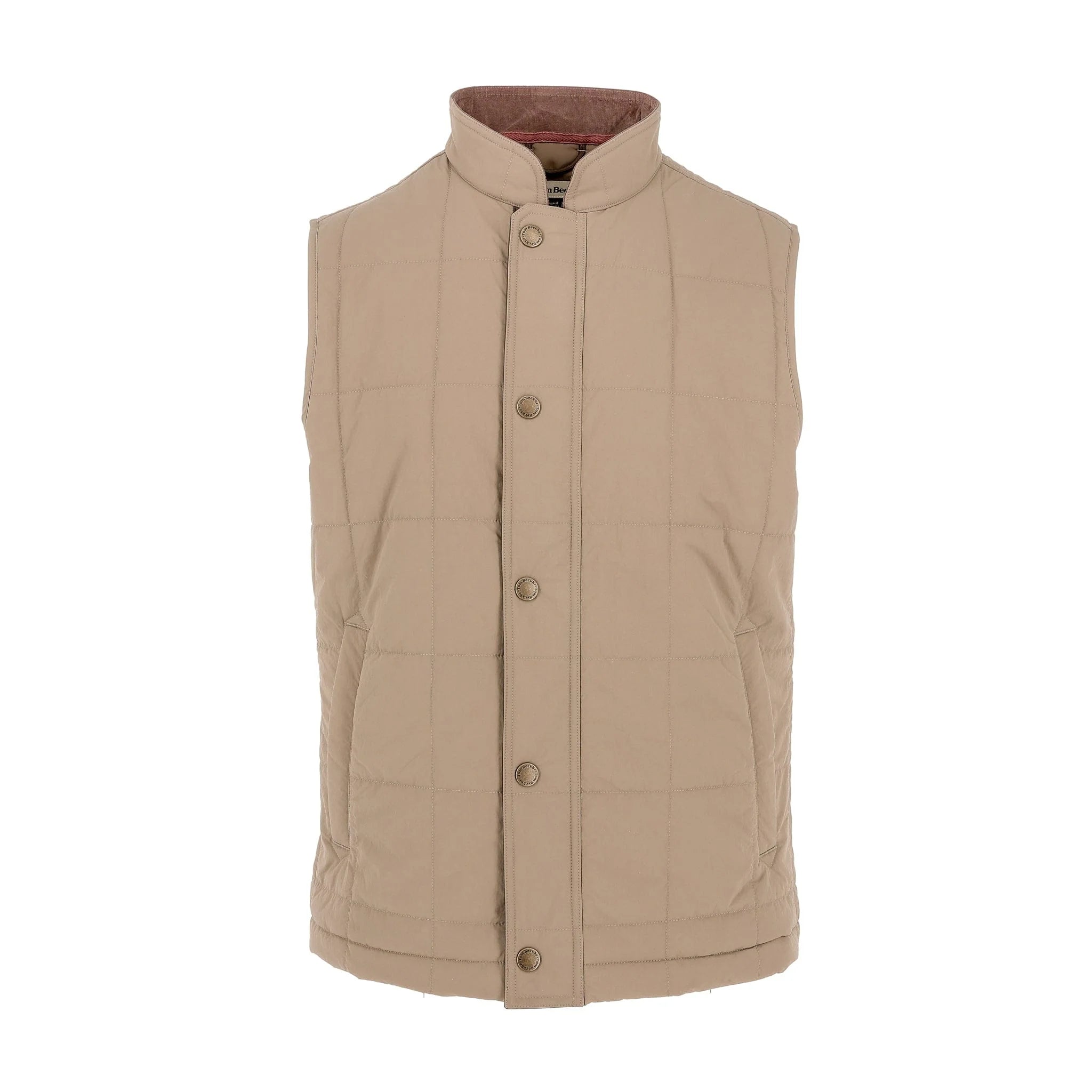 Burgess Quilted Vest - Tan