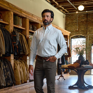 Culver Oxford Shirt - Khaki Sky