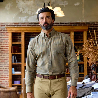Culver Oxford Shirt - Olive Umber