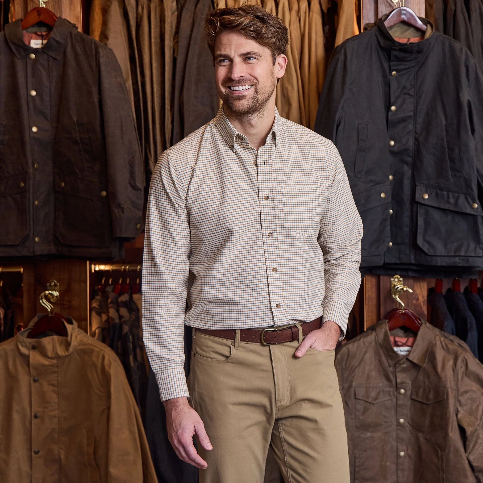 Culver Oxford Shirt - Rust Grey