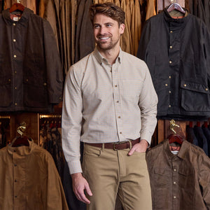 Culver Oxford Shirt - Rust Grey