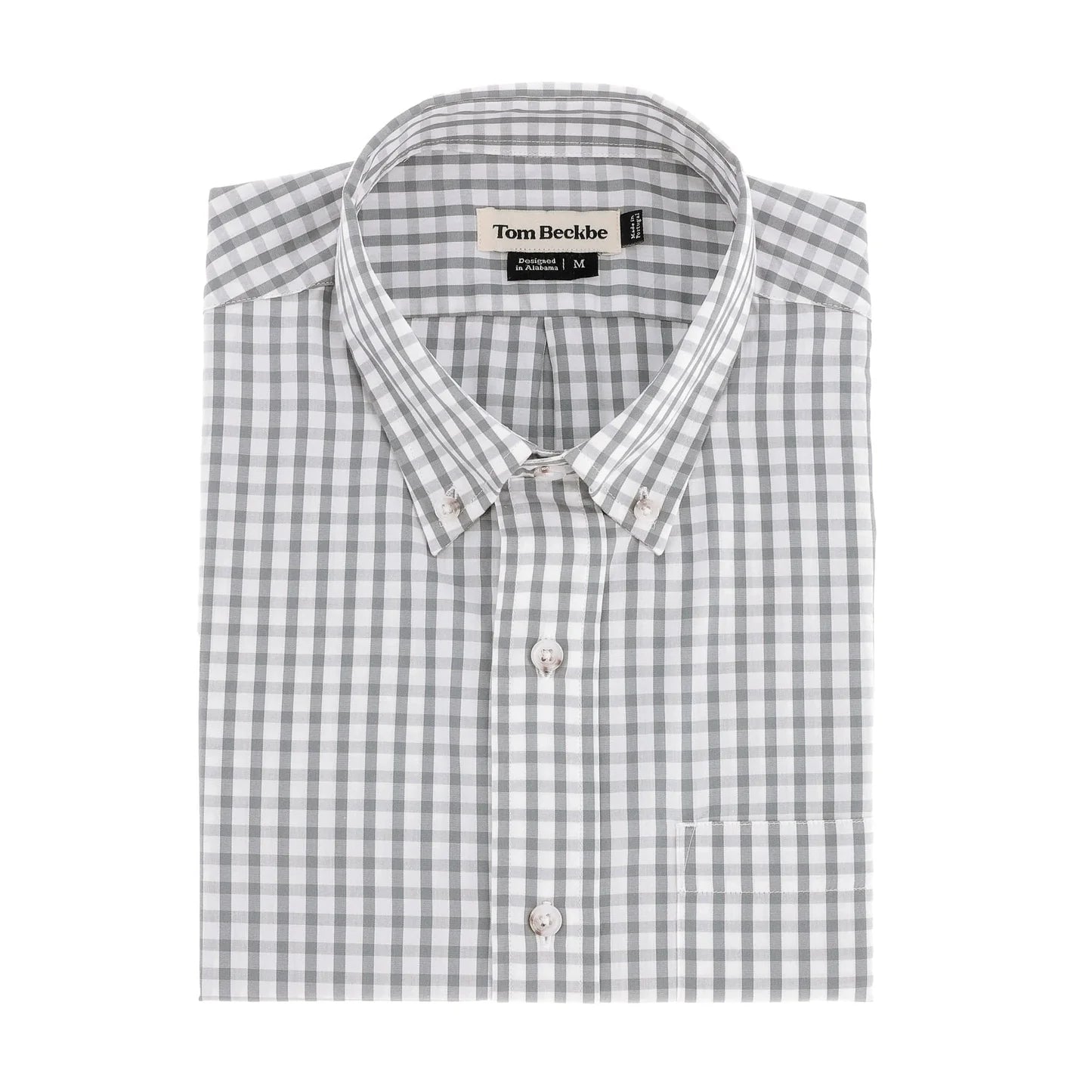 Monroe Poplin Shirt - Grey Green