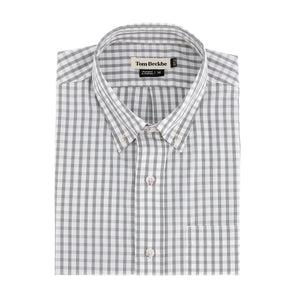 Monroe Poplin Shirt - Grey Green