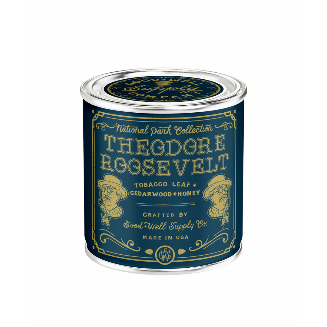 Theodore Roosevelt National Park Candle: 1/2 Pint / Wood