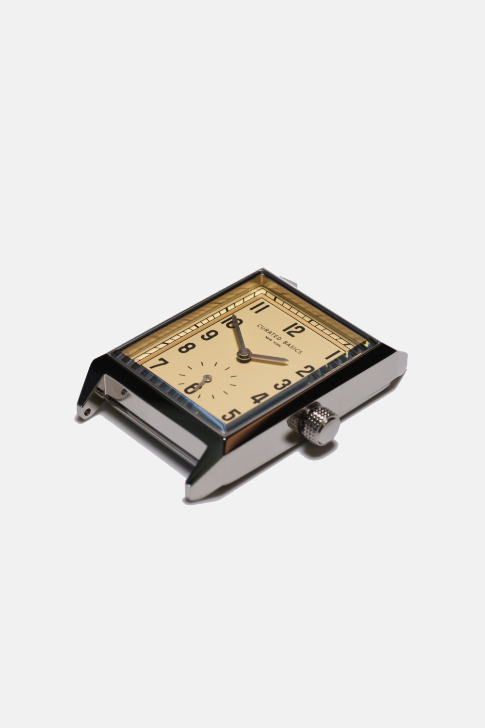 Classic Rectangular Watch: Metal Links