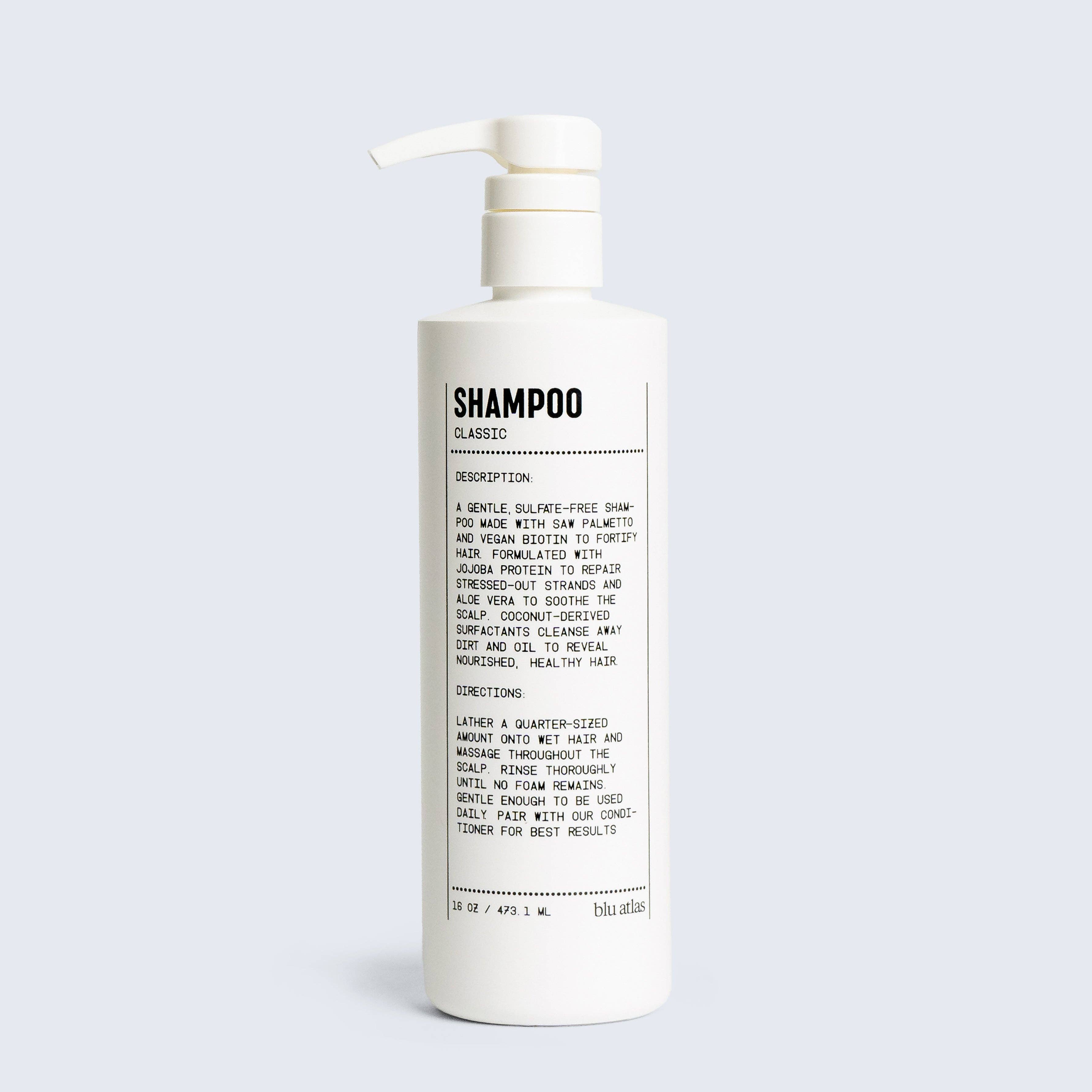 Shampoo: Single / Classic / 16oz