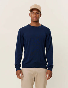 Greyson Merino Knit - Dark Navy