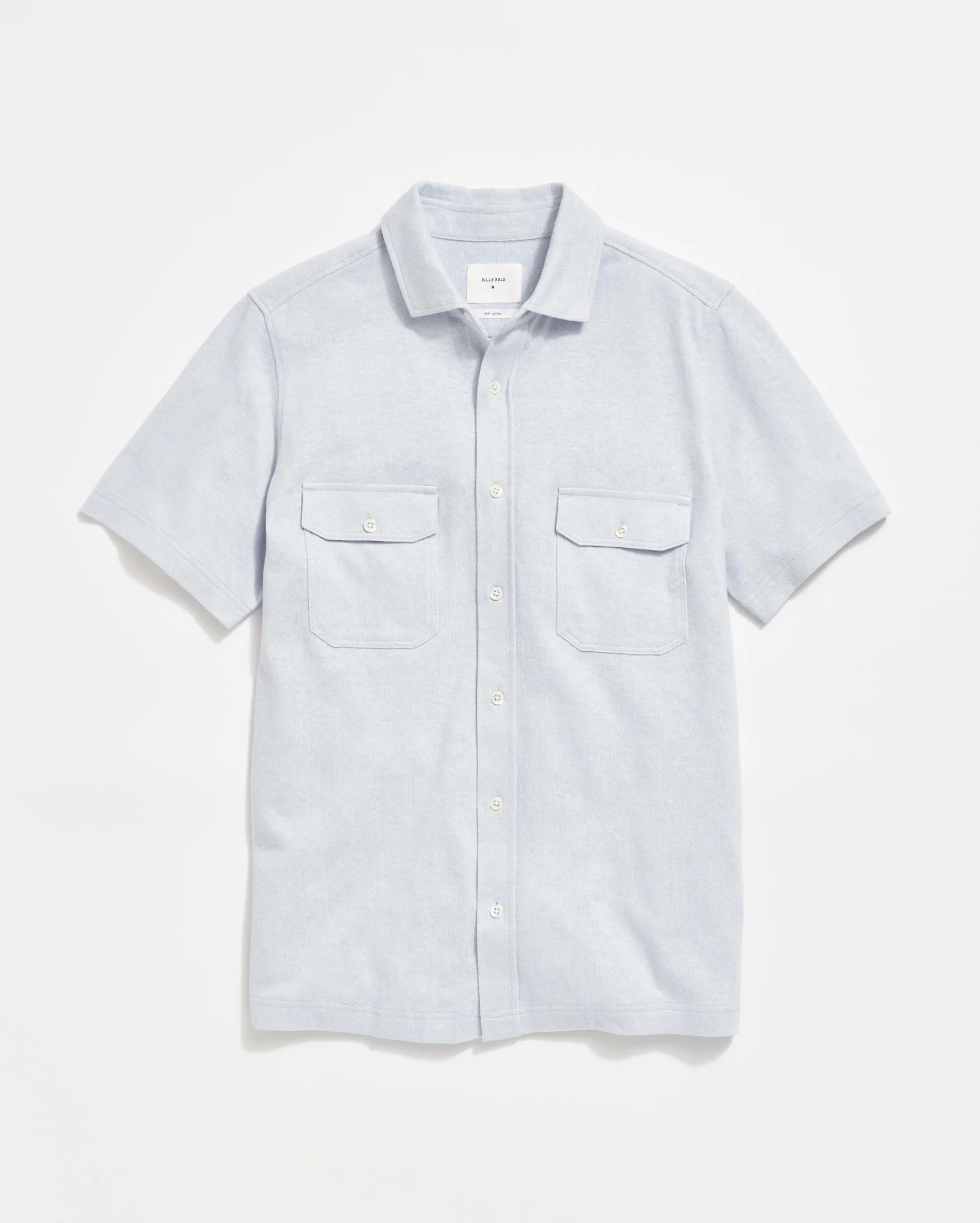 Short Sleeve Hemp Cotton Knit Shirt