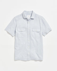 Short Sleeve Hemp Cotton Knit Shirt