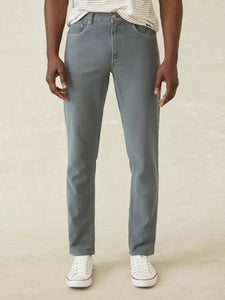 Stretch Terry 5-Pocket Pant - Slate