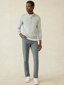 Stretch Terry 5-Pocket Pant - Slate