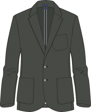 Inlet Knit Blazer - Olive Leaf Melange
