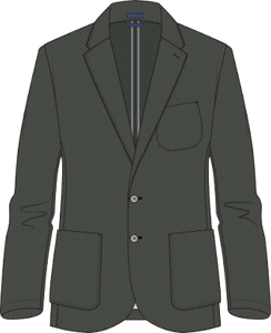 Inlet Knit Blazer - Olive Leaf Melange