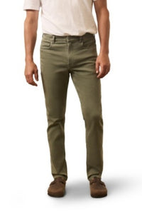 Stretch Terry 5-Pocket Pant - Island Olive